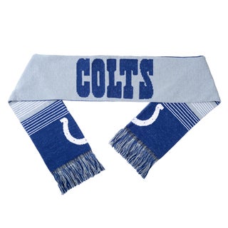 Forever Collectibles NFL Indianapolis Colts Split Logo Reversible Scarf