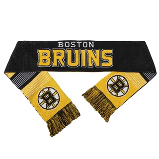 Forever Collectibles NHL Boston Bruins Split Logo Reversible Scarf