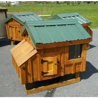 Tucker's Coops A-frame Handcrafted Pre-assembled Solid Wood Chicken Coop