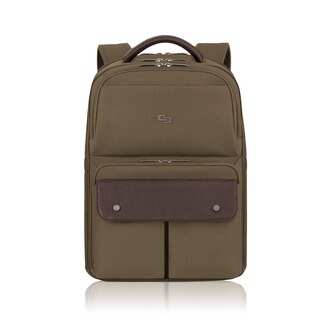 Solo Executive Khaki 15.6-inch Laptop Backpack