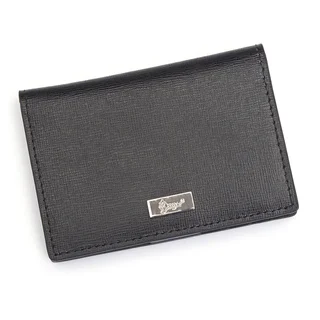 Royce Leather RFID Blocking Coin and Credit Card Case Wallet in Saffiano Genuine Leather
