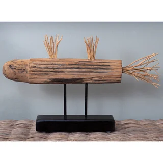 Chataignier Wooden Fish Décor