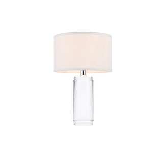 Elegant Lighting Regina Collection TL1016 Table Lamp with Chrome Finish