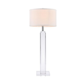 Elegant Lighting Regina Collection TL1017 Table Lamp with Chrome Finish