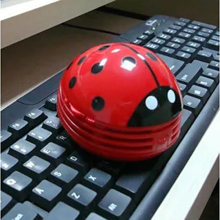 Mini Handheld Ladybug Keyboard Vacuum Cleaner
