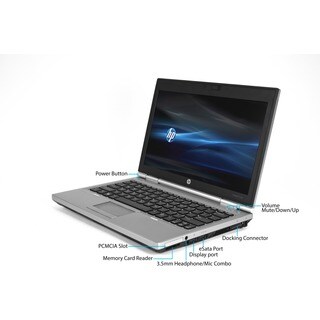 HP Elitebook 2570P Intel Core i5-3360M 2.8GHz 3rd Gen CPU 8GB RAM 256GB SSD Windows 10 Pro 12.5-inch Laptop (Refurbished)
