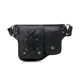 Yvette Leather Waist pack Belt Bag