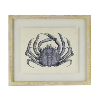 INSPIRE Q Blue Crab Framed Giclee Print Wall Art