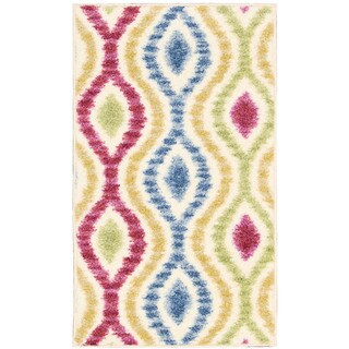 Waverly Aura of Flora Optical Delights Lipstick Area Rug by Nourison (2'3 x 3'9)