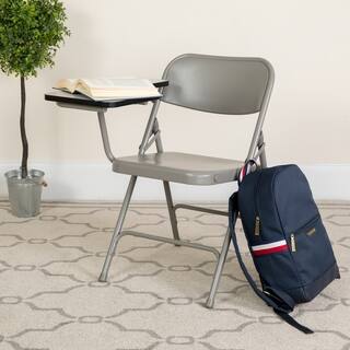 Premium Steel Folding Chair with Tablet Arm