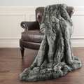 Aurora Home Faux Fur Throw Blankets by Wild Mannered - with Faux Fur Key Chain