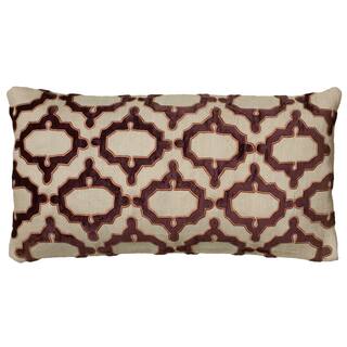 Rizzy Home Ogee Pattern Throw Pillow