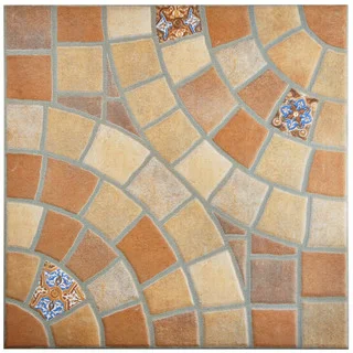 SomerTile 13.125x13.125-inch Angora Jet Teja Ceramic Floor and Wall Tile (Case of 6)