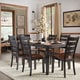 Thumbnail 2, TRIBECCA HOME Eli Rustic Two-tone Mission Ladder Back Extending Dining Set. Changes active main hero.