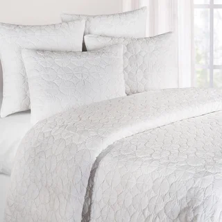 White Mara Cotton Quilt