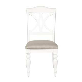 Summer Cottage White Splat Back Dining Chair