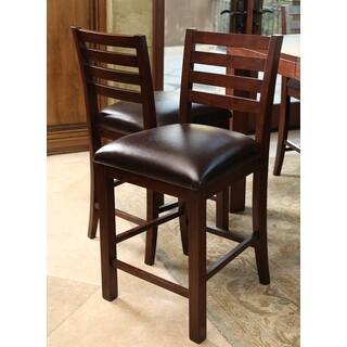 Abbyson Living Messina Leather Counter Stool