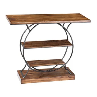Leominster Wood and Metal Console Table