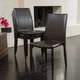 Comstock Bonded Leather Stackable Dining Chair (Set of 4) by Christopher Knight Home - Thumbnail 0