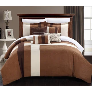 Chic Home Reginald 7-piece Plush Microsuede Comforter Bed in a Bag Set