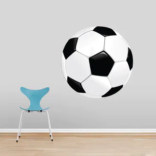 Printed Soccer Ball Wall Decal