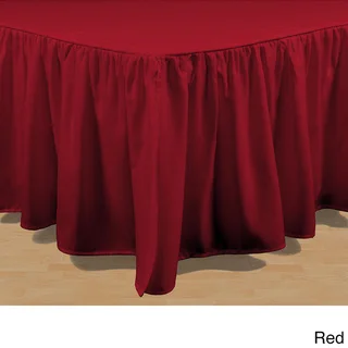 Brielle Stream Solid Color Bed Skirt