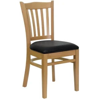Hercules Series Natural Wood Finished Chair