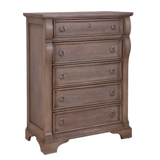 Greyson Living Traditions Weathered Grey 5-Drawer Chest