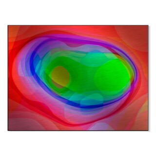 Gallery Direct Light Heart Print by Christine Wilkinson on Mounted Metal Wall Art