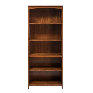 Hampton Bay Cherry 5-Shelf Bookcase
