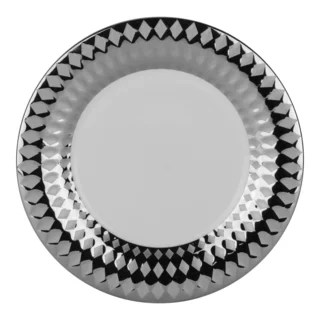 Cairo 8-inch Salad Plate Silver (Set of 6)