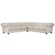 Knightsbridge Tufted Scroll Arm Chesterfield 7-seat L-shaped Sectional by iNSPIRE Q Artisan - Thumbnail 4