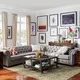 Knightsbridge Tufted Scroll Arm Chesterfield 7-seat L-shaped Sectional by iNSPIRE Q Artisan - Thumbnail 3