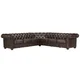 Knightsbridge Tufted Scroll Arm Chesterfield 7-seat L-shaped Sectional by iNSPIRE Q Artisan - Thumbnail 7