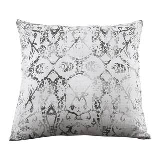 Textured Grey 22-inch Throw Pillow