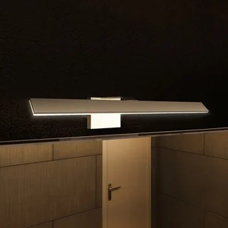 VONN Lighting Wezen 21-inch LED Satin Nickel Indirect Bathroom Lighting Fixture