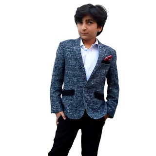 Elie Balleh Boy's Milano Italy 2015 Style Grey Jacket/ Blazer