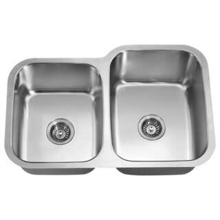 Double Bowl Undermount Sink (Small Bowl On Left)
