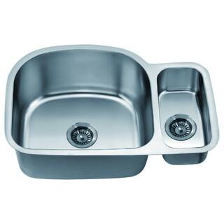 Dawn Undermount Double Bowl Sink Small Bowl On Right