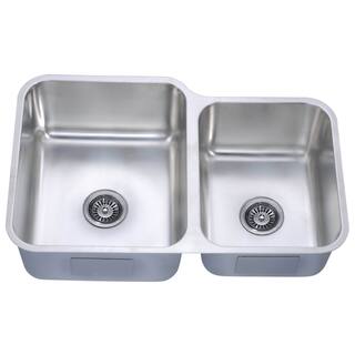 Dawn Undermount Double Bowl Sink (Small Bowl On Right)