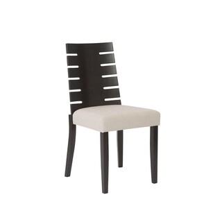Rinaldo Sand/ Wenge Side Chairs (Set of 2)