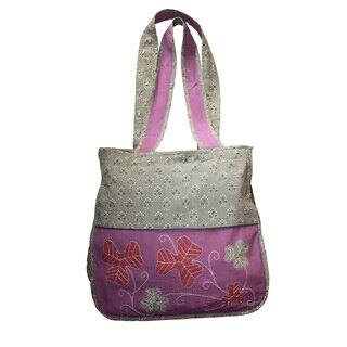 Trinity Maple Hand-Embroidered Shoulder Bag (India)