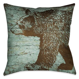 Laural Home Bear Lodge Decorative 18-inch Throw Pillow