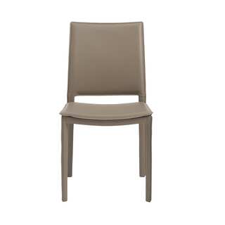 Kate Taupe Leatherette Dining Chair (Set of 4)