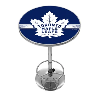 NHL Chrome Pub Table - Toronto Maple Leafs