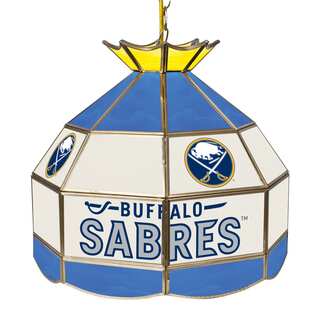 NHL 16 Inch Handmade Tiffany Style Lamp -Buffalo Sabres