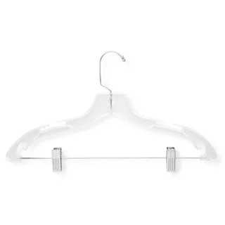 Honey-Can-Do Crystal Suit Hanger with Clips (12-pack)