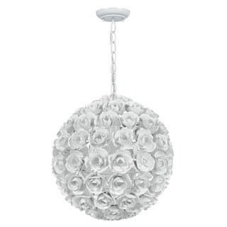 Crystorama Cypress Collection 1-light Wet White Mini Chandelier