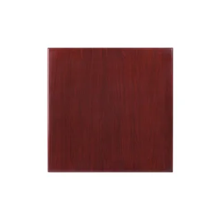 24-inch Square Resin Mahogany Table Top