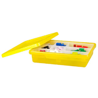 LEGO Yellow Small Storage Box with Lid